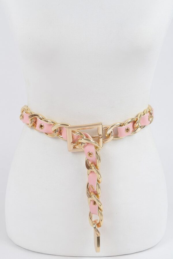Chain Link Fashion Belt – Polished Clasp