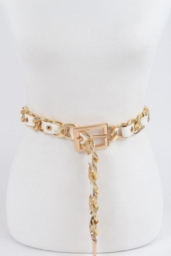 Chain Link Fashion Belt – Polished Clasp