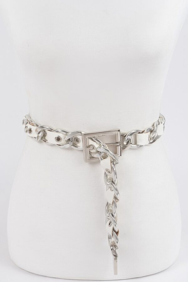 Chain Link Fashion Belt – Polished Clasp