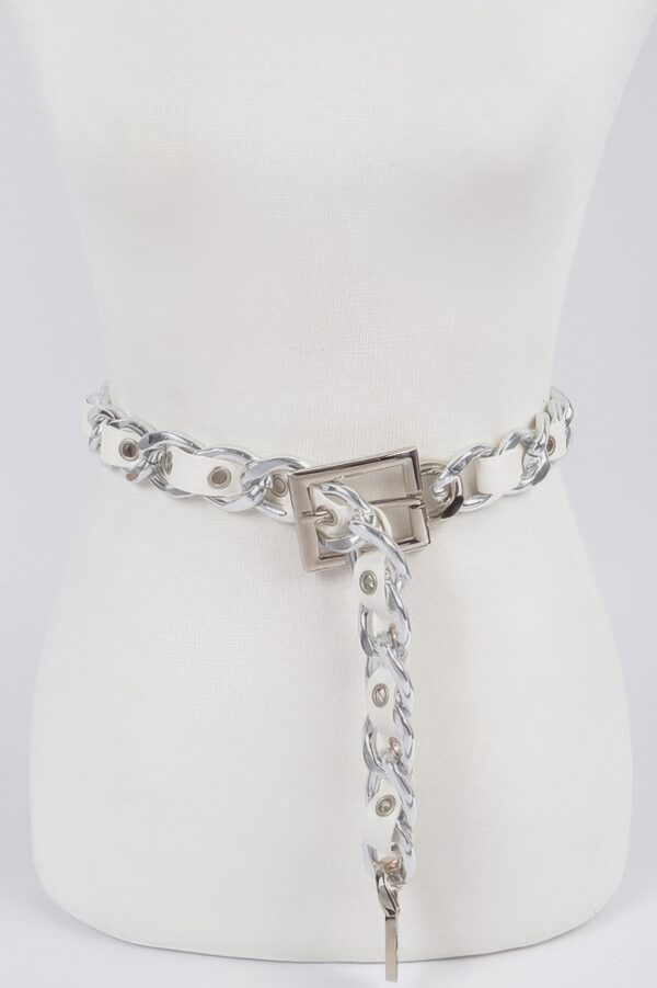 Chain Link Fashion Belt – Polished Clasp