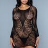 Turn Your Lights Off Sheer Heart & Floral Bodystocking