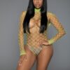 Dancing All Night Sheer Fishnet Bodystocking