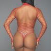 Dancing All Night Sheer Fishnet Bodystocking