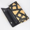 Animal Print Clutch with Color-Block Palette