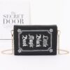 Magic Book Clutch – Book-Shaped Hardcase with Chain
