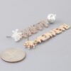 New Year Lettering Drop Earrings – Festive Charm