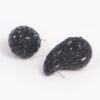 Rhinestone Teardrop Earrings – Post-Back Sparkle