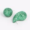 Rhinestone Teardrop Earrings – Post-Back Sparkle