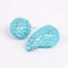 Rhinestone Teardrop Earrings – Post-Back Sparkle