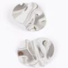 Gold-Plated Wave Earrings – Dual-Tone Gold & Silver