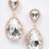 Rhinestone Dangle Earrings – Lightweight Sparkle