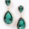 Rhinestone Dangle Earrings – Lightweight Sparkle