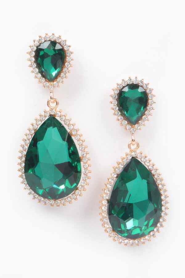 Rhinestone Dangle Earrings – Lightweight Sparkle