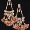 Blossom Bling Rhinestone Drop Earrings – Floral
