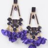 Blossom Bling Rhinestone Drop Earrings – Floral