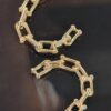 Chain-Link Hoop Earrings – Polished 1 x 1 Inch