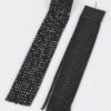 Rhinestone Curtain Drop Earrings – Cascading Sparkle