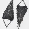 Gatsby Rhinestone Fringe Earrings