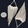 Gatsby Rhinestone Fringe Earrings