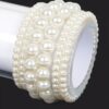 Multi-Strand Faux Pearl Stretch Bracelet