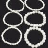 Multi-Strand Faux Pearl Stretch Bracelet