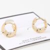Hoop Earrings – Chunky Shiny Gold Mini Hoops