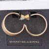 Crosshatched Wide Hoop Earrings – Gold-Tone