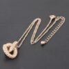 Braided Interweave Pendant Necklace – Gold-Tone