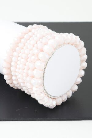 Multi-Crystal Beaded Stretch Bracelet