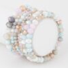 Multi-Crystal Beaded Stretch Bracelet