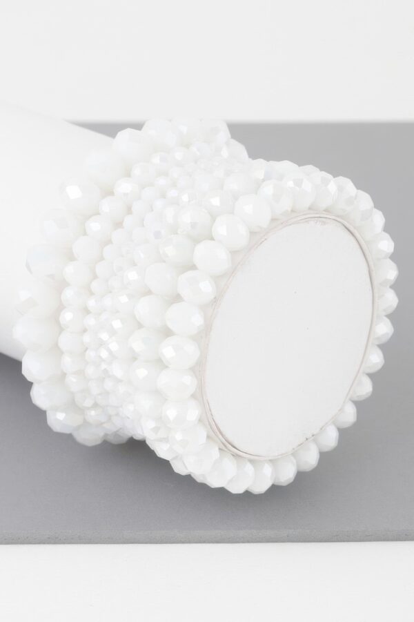 Multi-Crystal Beaded Stretch Bracelet