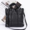 Quilted Padded Faux Leather Tote – Structured Chic