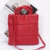 Quilted Padded Faux Leather Tote – Structured Chic