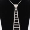 Rhinestone Necktie Necklace – Sparkling Tie Pendant
