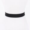 Monochrome Blossom Elastic Wide Belt