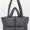 Quilted Nylon Padded Tote Bag – Lightweight Everyday Tote