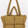 Quilted Nylon Padded Tote Bag – Lightweight Everyday Tote