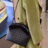 Woven Faux Leather Clutch with Detachable Strap