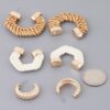 Geometric Weaved Hoop Earrings Set – Polished