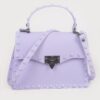 Monotone Studded Clutch – Structured Polyurethane