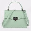 Monotone Studded Clutch – Structured Polyurethane