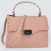 Monotone Studded Clutch – Structured Polyurethane