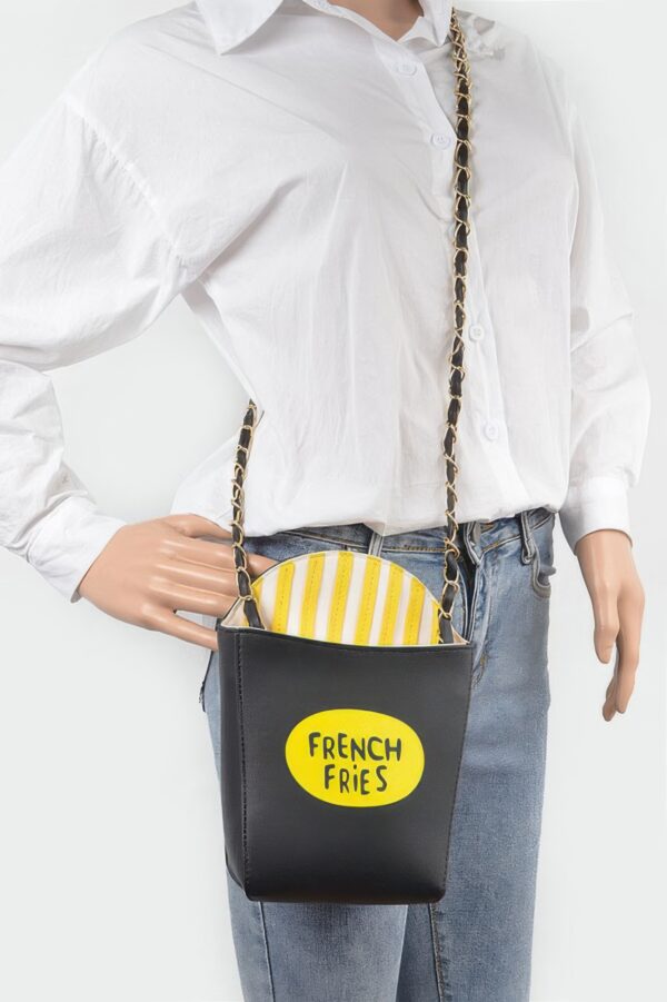 French Fries Clutch – Whimsical Fry Print Accessory