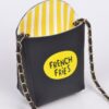 French Fries Clutch – Whimsical Fry Print Accessory