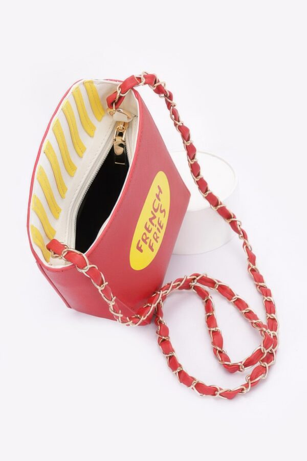 French Fries Clutch – Whimsical Fry Print Accessory