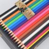 Polyurethane Pencil Case Clutch with Key-and-Lock
