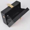 Polyurethane Pencil Case Clutch with Key-and-Lock