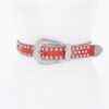 Multi-Metal Stone Studded Stretch Belt