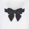 Ribbon Buckle Stretch Belt – Bow-Front Accent