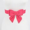 Ribbon Buckle Stretch Belt – Bow-Front Accent
